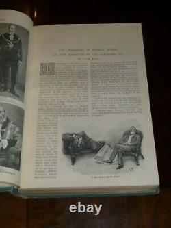 Sherlock Holmes 1ère Édition Strand Magazine Vol 5 V. G. État Couvertures Originales