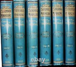 Sherlock Holmes Authentiques 1st Editions Conan Doyle En Grand Magazine. Vol. 1 À 6