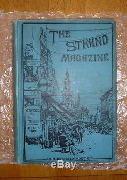 Sherlock Holmes Vrai 1ère Édition 1908 Strand Magazine Vol XXXVI Delux Gold Leaf