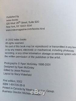 Signé Ryan Mcginley Index Books Première Édition 2002 Dash Snow Vice Magazine