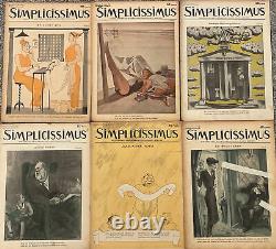 Simplicissimus, Magazine Satirique Allemand, Lot De 16