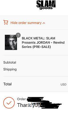Slam Goods Black Metal Slam Présente Jordan Rewind Series Preorder Acheté