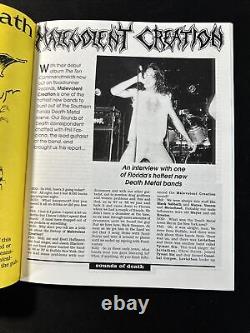Sons De La Mort Magazine #1 Cannibal Corpse 1992 RARE VHTF Seulement Un Sur eBay VF