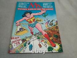 Sp. Magazine N ° 1 Vol 1 Juillet 1972 Wonder Woman Gloria Féministe Steinam Très Bon