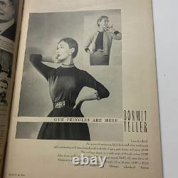 Sports Illustrated Magazine 16 août 1954 Première édition Numéro inaugural