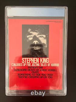 Stephen King Creepshow Magazine 1982 1ère Édition 1ère Édition Cgc 9.2 Rare