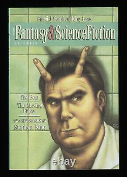Stephen King Signé Édition Limitée (1990) Fantasy & Science Fiction Magazine