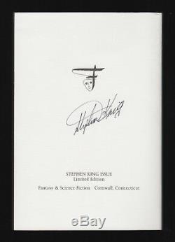 Stephen King Signé Limited Edition (1990) Imagination & La Science Fiction Magazine