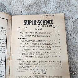 Super Science Stories Magazine de science-fiction Koller Ernst Vol 1 No 3 Avril 1957