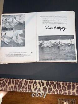 Surfriders de Californie Doc Ball 1re édition, signé 1946 Rare Surf Velzy Auto.