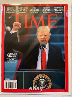 TIME 30 JANVIER 2017 DONALD TRUMP Investiture du 45e Président élu