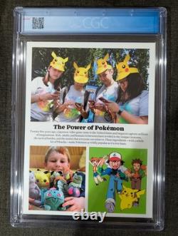 TIME Magazine Pokémon Pikachu Couverture Première Impression Édition en Kiosque CGC 9.8