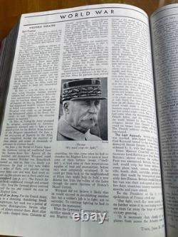 TIME Magazine Volume Relié Avril-Juin 1940 Semaine par Semaine de la Seconde Guerre Mondiale
