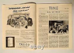 Temps Le magazine hebdomadaire Adolph Hitler Vol. XLV No. 19 7 mai 1945 VG-EX