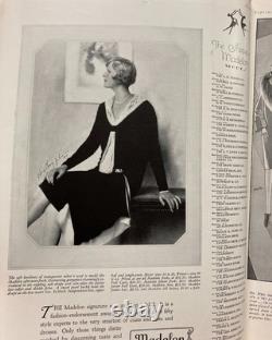 Terrifique VOGUE Magazine 1er septembre 1927 BRISSAUD Équestre ART DÉCO NEWPORT