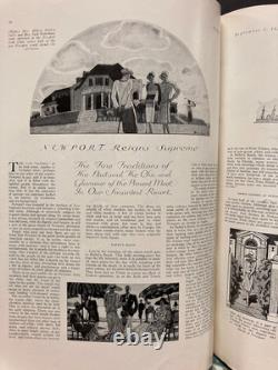 Terrifique VOGUE Magazine 1er septembre 1927 BRISSAUD Équestre ART DÉCO NEWPORT