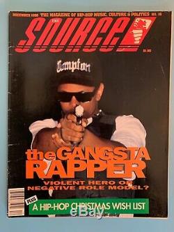 The Source Magazine Décembre 1990 Eazy E Rare Vintage