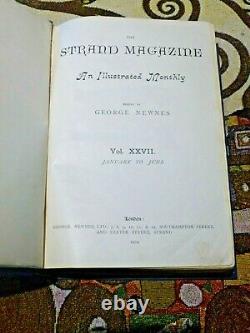 The Strand Magazine 1904 Vol 27 Jan-jun Sherlock Holmes Histoires De La 1ère Édition