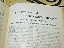 The Strand Magazine 1904 Vol 27 Jan-jun Sherlock Holmes Histoires De La 1ère Édition