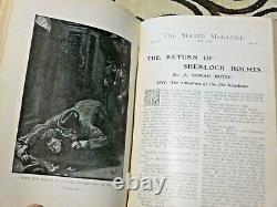 The Strand Magazine 1904 Vol 27 Jan-jun Sherlock Holmes Histoires De La 1ère Édition