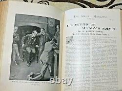 The Strand Magazine 1904 Vol 27 Jan-jun Sherlock Holmes Histoires De La 1ère Édition