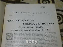 The Strand Magazine 1904 Vol 28 Juillet-déc Sherlock Holmes Histoires De La 1ère Édition