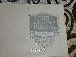 The Strand Magazine 1ère Édition Antique Hardback Volume 68 1924 Chaplin