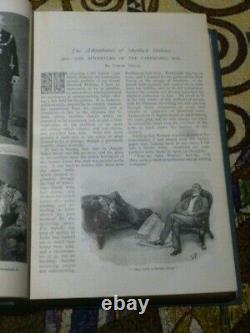 The Strand Magazine Sherlock Holmes 1ère Édition Antique Hardback Volume 5 1893