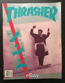 Thrasher Magazine Lot 1985 Skateboard 10 Questions Vg + -ex Faucon
