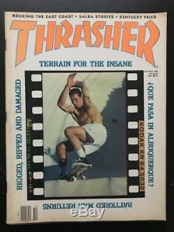 Thrasher Magazine Lot 1988 Robert Williams 9 Questions Eric Dressen Ex-vg