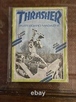 'Thrasher Skateboard Magazine #7, juillet 1981 par Jamie Thomas'