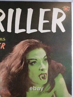 Thriller #2 Nice 7.0 Fn/vf Tempest 1962 Controversial Vampire Horror Magazine
-> Thriller #2 Bel exemplaire 7.0 Fn/vf Tempest 1962 Magazine controversé d'horreur de vampires