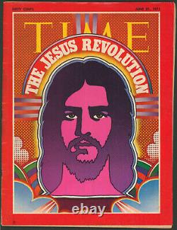 Time Magazine 21 juin 1971 La révolution de Jésus Lonnie Frisbee Pas d'étiquette