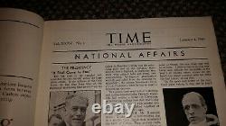 Time Magazine Janvier 1 1940 Joseph Staline Homme De L’année Seconde Guerre Mondiale