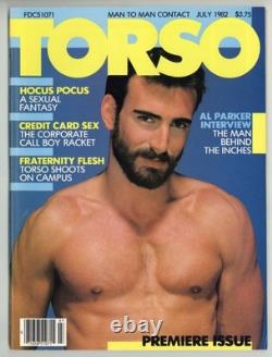 Torso V1 #1 Al Parker 1982 Numéro Premier 100p Haute Qualité Magazine Gay