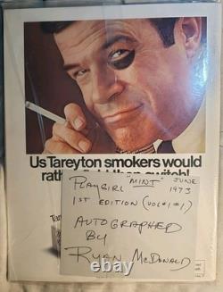 Tout nouveau, dédicacé, 1re édition de Playgirl vol. n°1, à l’état neuf, juin 73