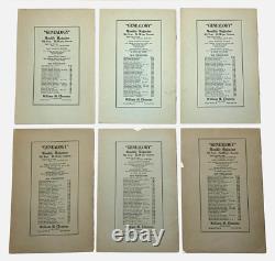 Très rare! Revue de la famille LINCOLN 6 volumes complets 1916 Histoire généalogique historique