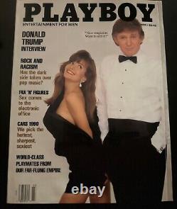 Très rare variant Playboy Donald Trump Mars 1990 Magazine Scuba à 3,95$