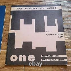 Un Numéro Du Magazine Homosexuel 8, 1ère Et 2ème Années! Excellent 1953 1954