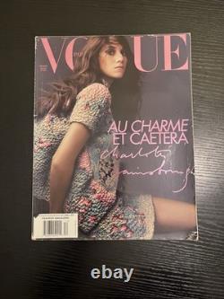 VOGUE Décembre 2007 CHARLOTTE GAINSBOURG rédactrice invitée PARIS Craig McDean FRANCE