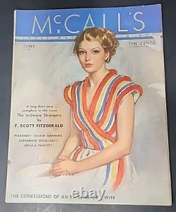 VTG McCall's Magazine 1935 Lot de (9) numéros janv., juil. et oct., nov. Neysa McMein