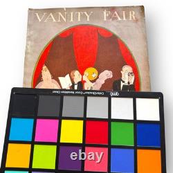 Vanity Fair Magazine - Décembre 1924, Couverture A. H. Fish, Colette, Pavlova, H Hayes