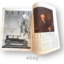 Vanity Fair Magazine - Décembre 1924, Couverture A. H. Fish, Colette, Pavlova, H Hayes