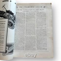 Vanity Fair Magazine - Décembre 1924, Couverture A. H. Fish, Colette, Pavlova, H Hayes