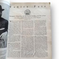 Vanity Fair Magazine - Décembre 1924, Couverture A. H. Fish, Colette, Pavlova, H Hayes