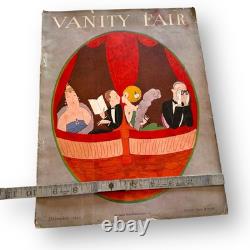 Vanity Fair Magazine - Décembre 1924, Couverture A. H. Fish, Colette, Pavlova, H Hayes