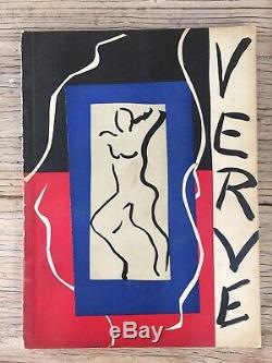Verve Art Magazine Matisse Couverture Vol. 1 No. 1 Décembre 1937 Première Édition