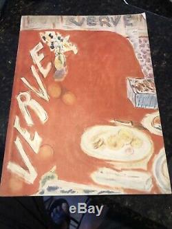 Verve Magazine Vol. 1, N ° 3 1938 Comprend 4 Lithographies Originales Klee