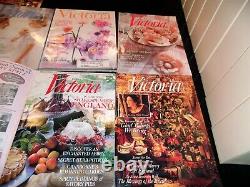 Victoria Magazine Mega Lot 124 Numéros 1987-2014 Avec Victoria Magazine Holder