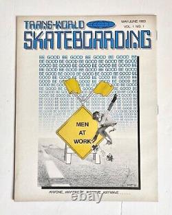 Vintage 1983 Trans World Skateboard Magazine #1 Skateboard Première 1ère Édition